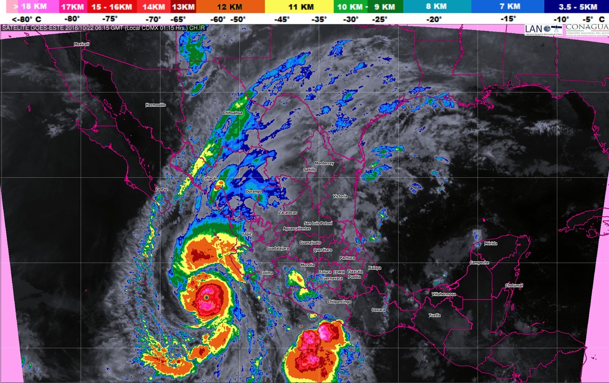 Tormenta tropical Vicente se localiza al sur-sureste de Acapulco