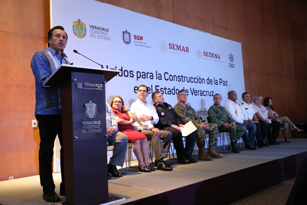 Encabeza Cuitláhuac García arranque del programa “Unidos para la Construcción de la Paz”