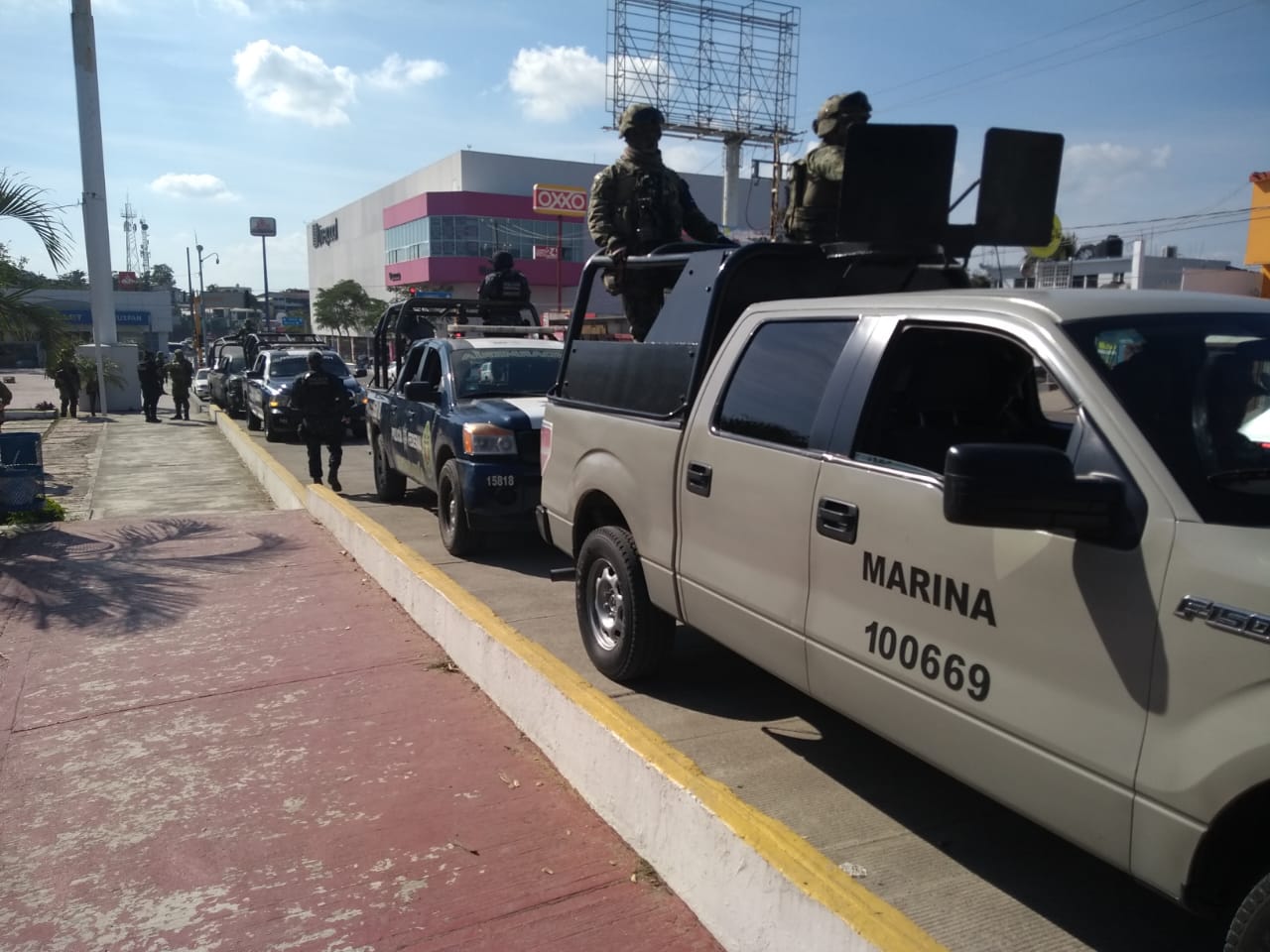 Policía Naval coadyuva en la seguridad pública de Tuxpan