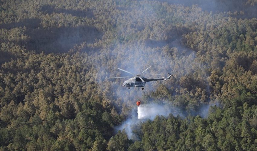 Controlado el 85% del incendio en Toxtlacoaya y San Juan del Monte: PC