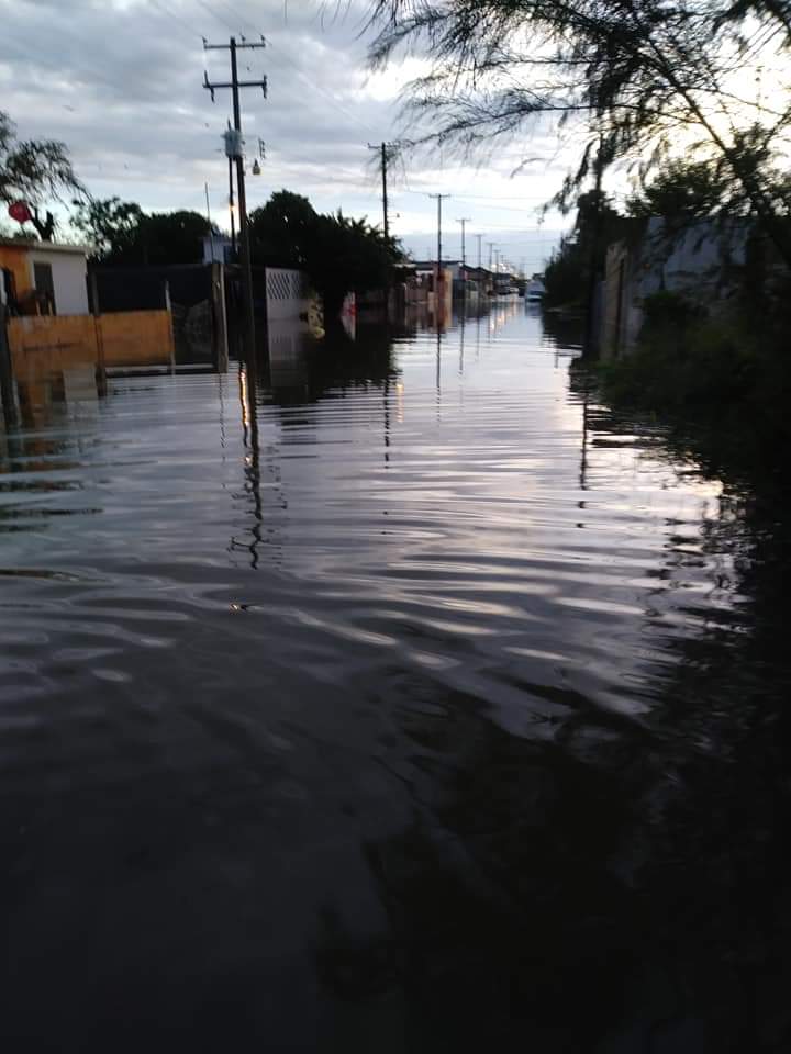 Reynosa quedó bajo el agua