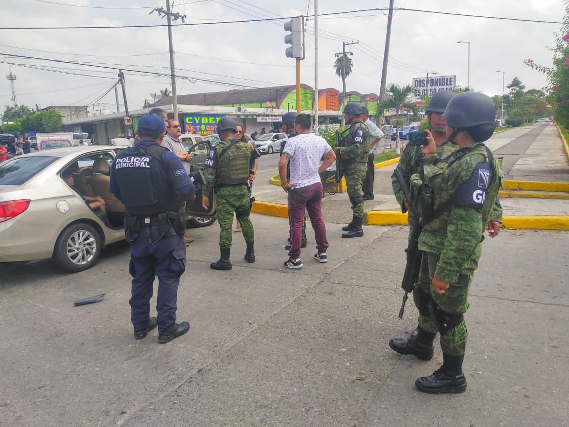 Arriban elementos de la Guardia Nacional a Poza Rica