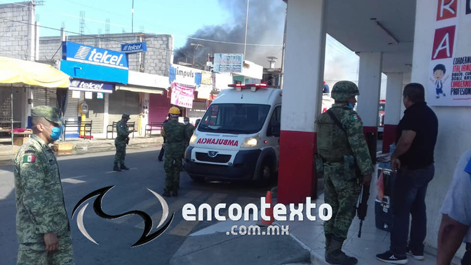 Incendio consume supermercado en Cerro Azul