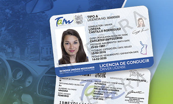 Amplían vigencia de la licencia de conducir a 5 años, en Tamaulipas