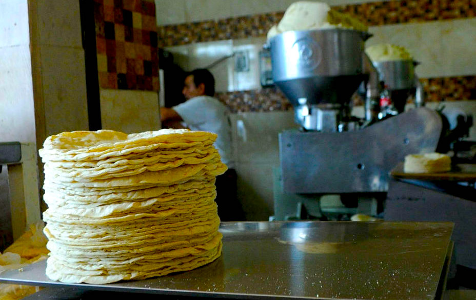 Se mantiene precio de la tortilla, en Sur de Tamaulipas