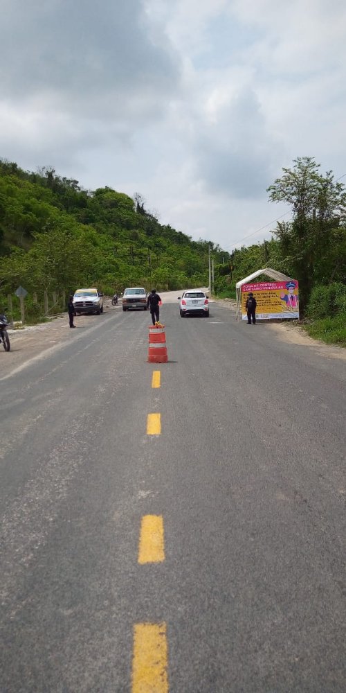 Colocan filtro sanitario en libramiento Bicentenario en Coatzintla