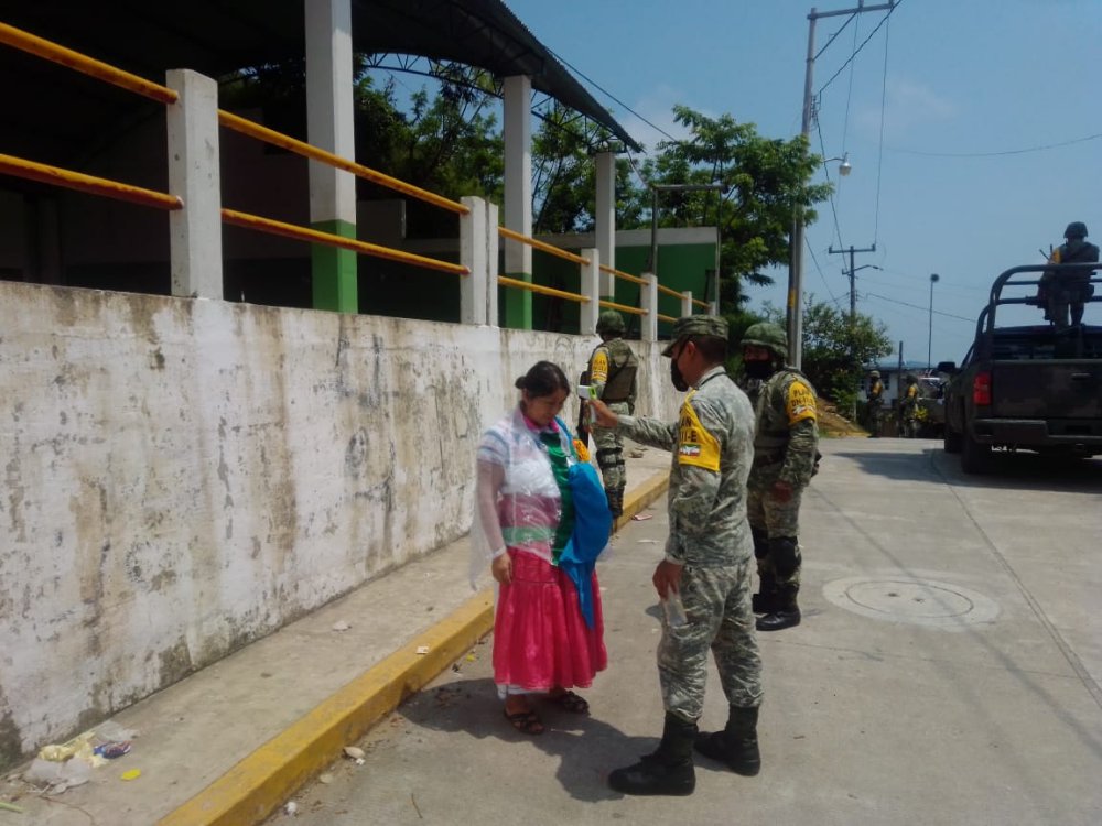 Aplica el plan DN-III-E por contingencia sanitaria COVID-19 en el Norte de Veracruz