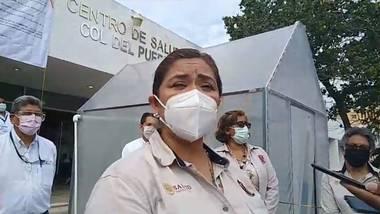 Protestan integrantes del Sindicato Independiente de Salud, en Tampico