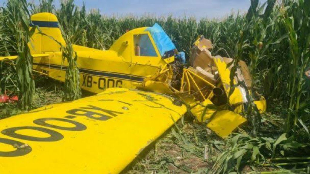 Se desploma avioneta en Culiacán